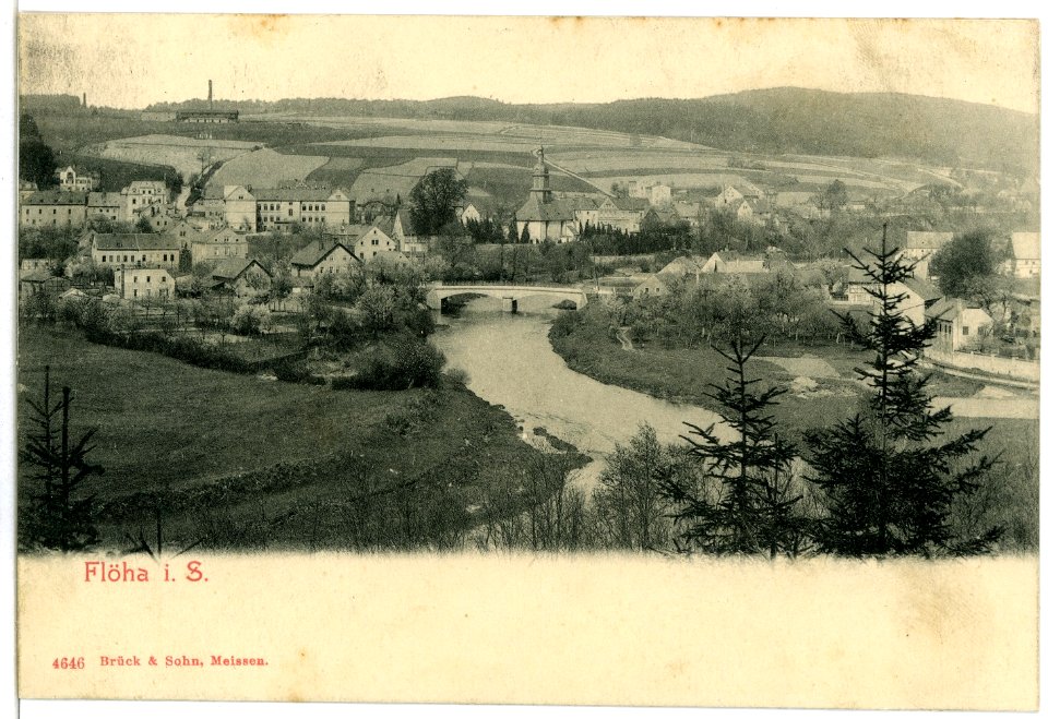 04646-Flöha-1903-Blick auf Flöha-Brück & Sohn Kunstverlag
