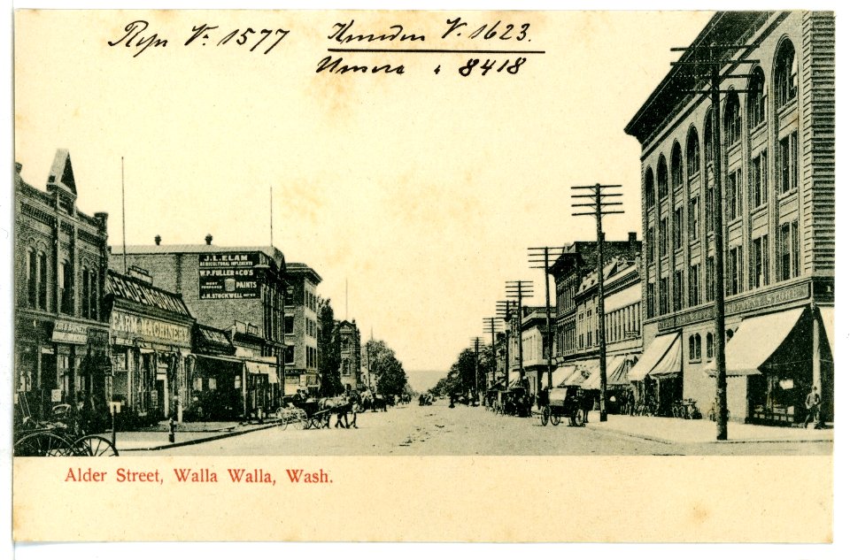 08418-Walla Walla-1906-Alder Street-Brück & Sohn Kunstverlag