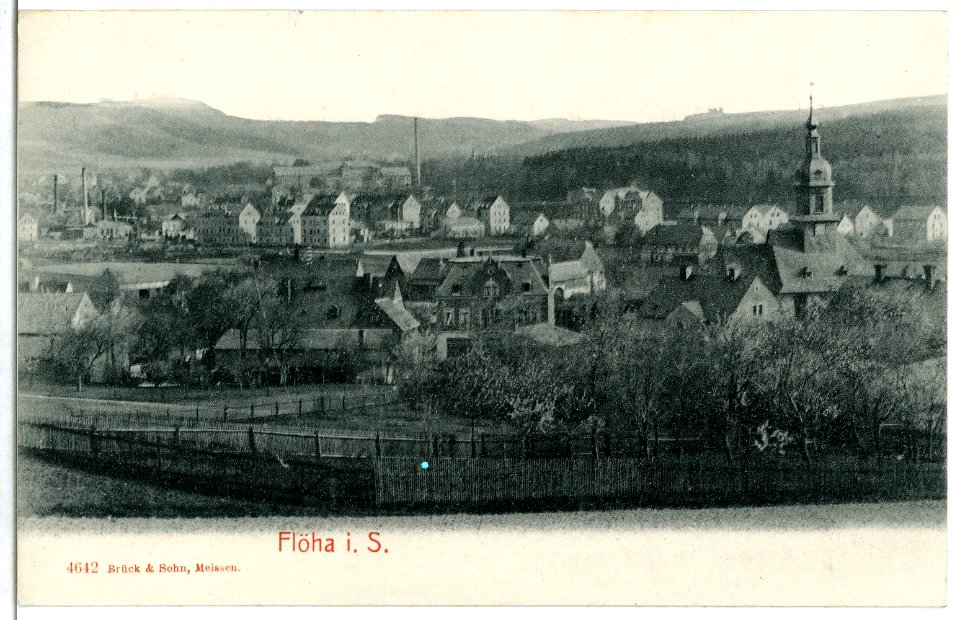 04642-Flöha-1903-Blick auf Flöha-Brück & Sohn Kunstverlag