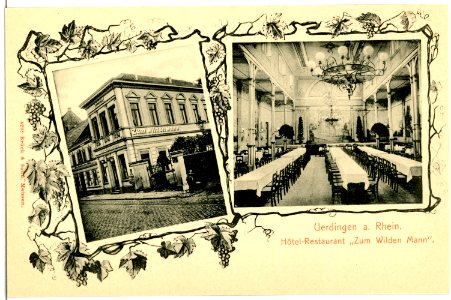04298-Uerdingen-1903-Restaurant zum wilden Mann-Brück & Sohn Kunstverlag