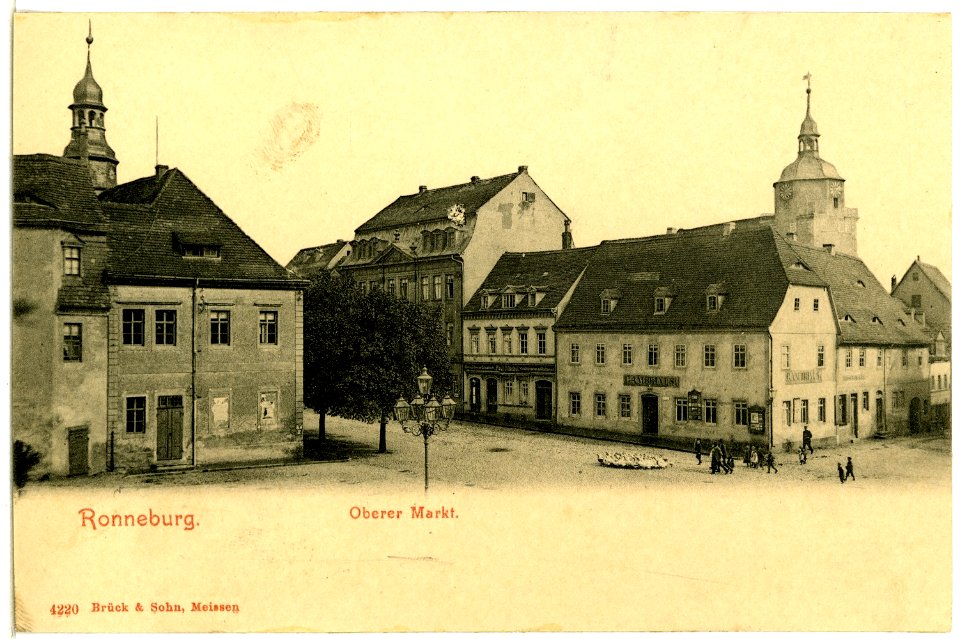 04220-Ronneburg-1903-Oberer Markt-Brück & Sohn Kunstverlag