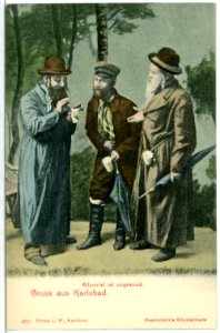 04631-Karlsbad-1903-Kurgäste (Allzuviel ist ungesund)-Brück & Sohn Kunstverlag