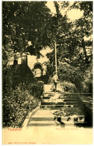 04081-Tharandt-1903-Aufgang zur Kirche-Brück & Sohn Kunstverlag