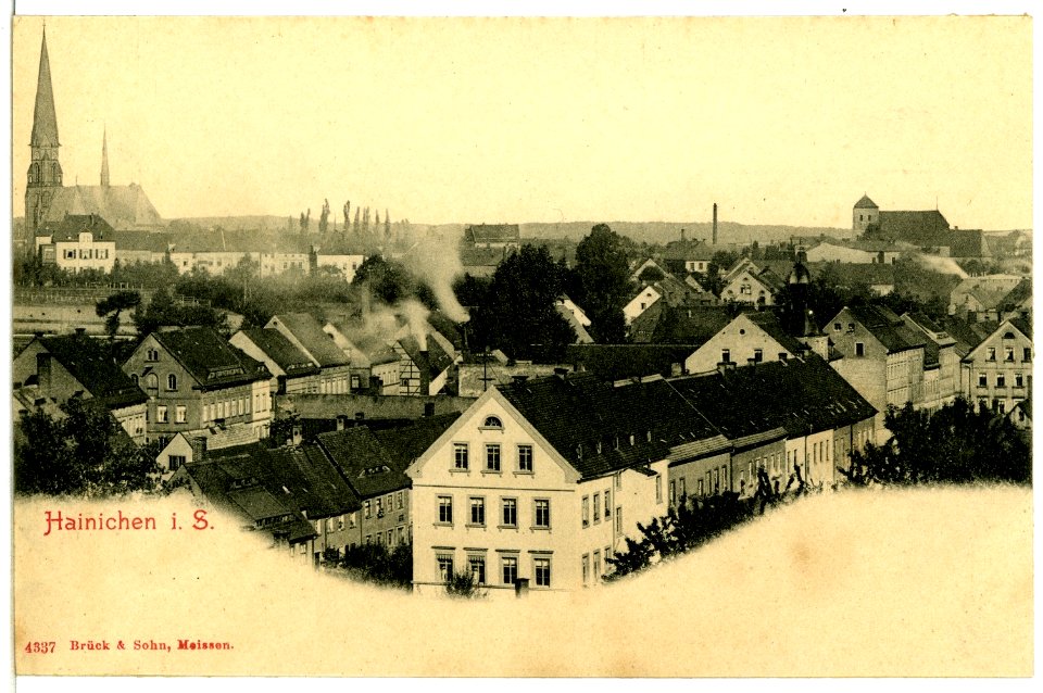 04337-Hainichen-1903-Blick auf Hainichen-Brück & Sohn Kunstverlag
