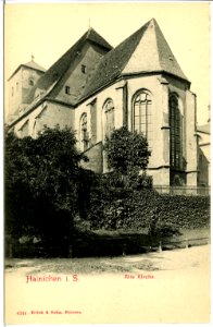 04334-Hainichen-1903-Alte Kirche-Brück & Sohn Kunstverlag