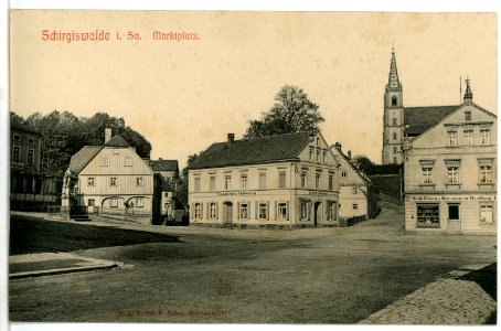 08604-Schirgiswalde-1907-Martktplatz-Brück & Sohn Kunstverlag