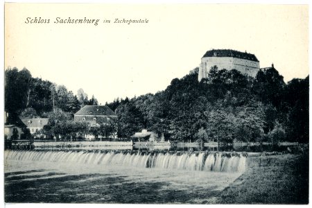 08569-Frankenberg-1907-Schloß Sachsenburg im Zschopautal-Brück & Sohn Kunstverlag