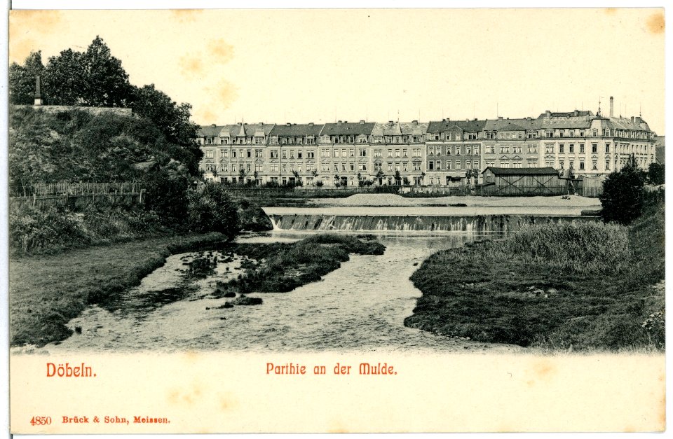 04850-Döbeln-1903-Blick über die Mulde nach Döbeln-Brück & Sohn Kunstverlag