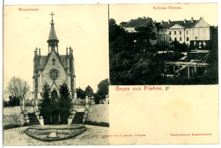 04591-Filehne-1903-Schloß und Mausoleum-Brück & Sohn Kunstverlag
