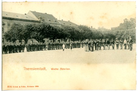 03726-Theresienstadt-1903-Wache Abteilen-Brück & Sohn Kunstverlag