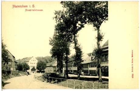 04342-Hainichen-1903-Hospitalstraße-Brück & Sohn Kunstverlag
