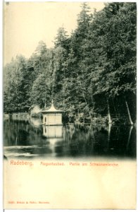 03486-Radeberg-1903-Augustusbad am Schwanenteich-Brück & Sohn Kunstverlag