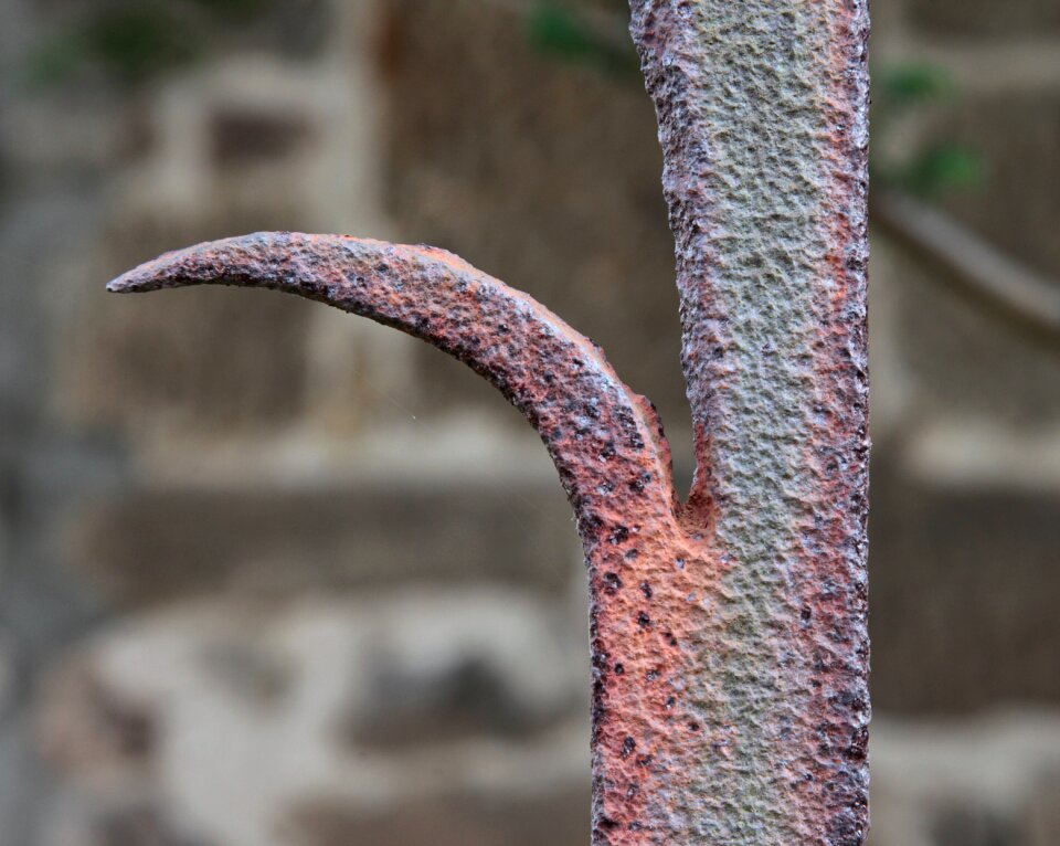 Iron fence metal old