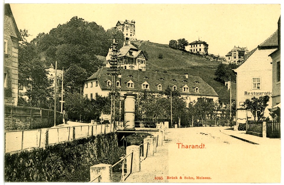 04085-Tharandt-1903-Straßenansicht-Brück & Sohn Kunstverlag