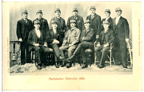 04704-Karlsbad-1903-Karlsbader Rekruten 1903-Brück & Sohn Kunstverlag
