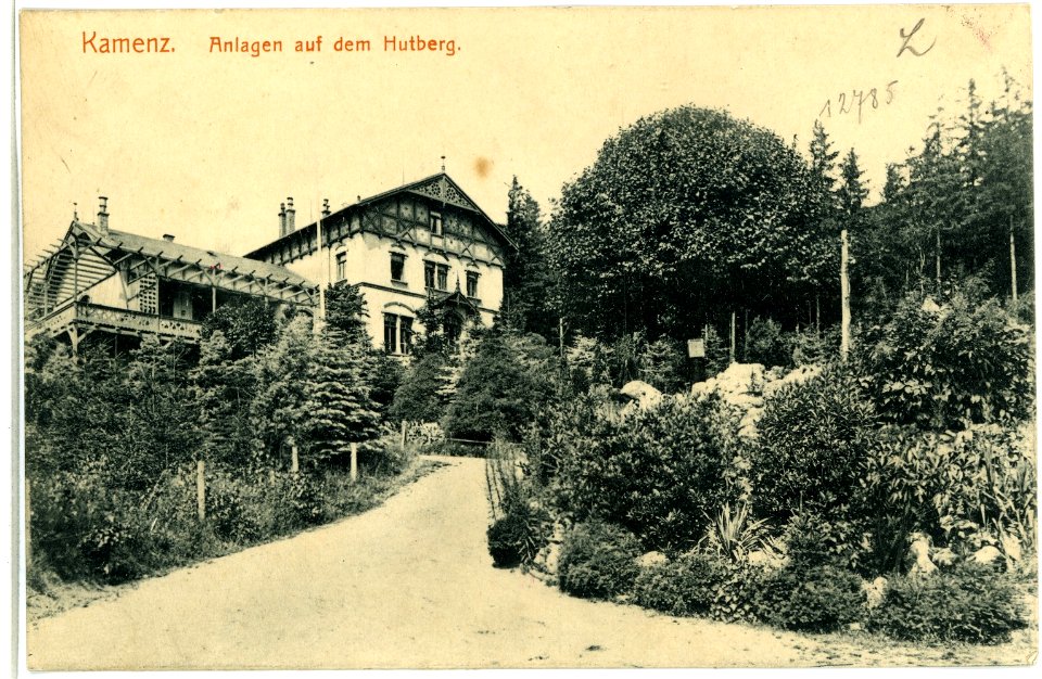04101-Kamenz-1903-Hutberg mit Anlagen-Brück & Sohn Kunstverlag