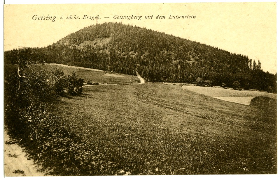 04702-Geising-1903-Geisingberg mit Luisenstein-Brück & Sohn Kunstverlag
