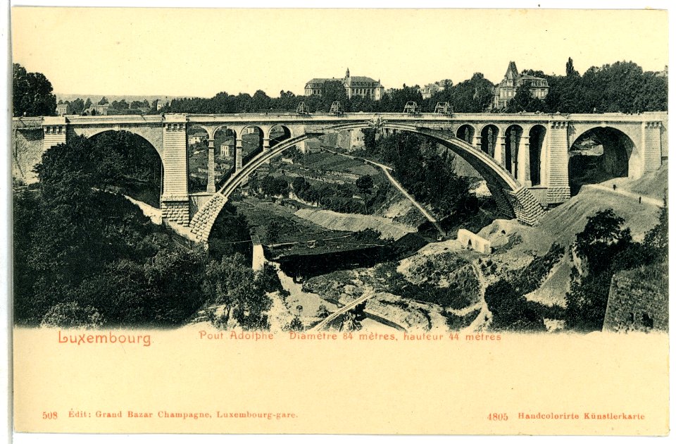 04805-Luxemburg-1903-Pout Adolphe cote oueste-Brück & Sohn Kunstverlag