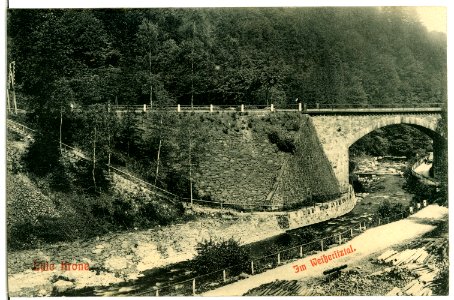 04523-Tharandt-1903-Edle Krone an der Weißeritz, Bahnviadukt-Brück & Sohn Kunstverlag