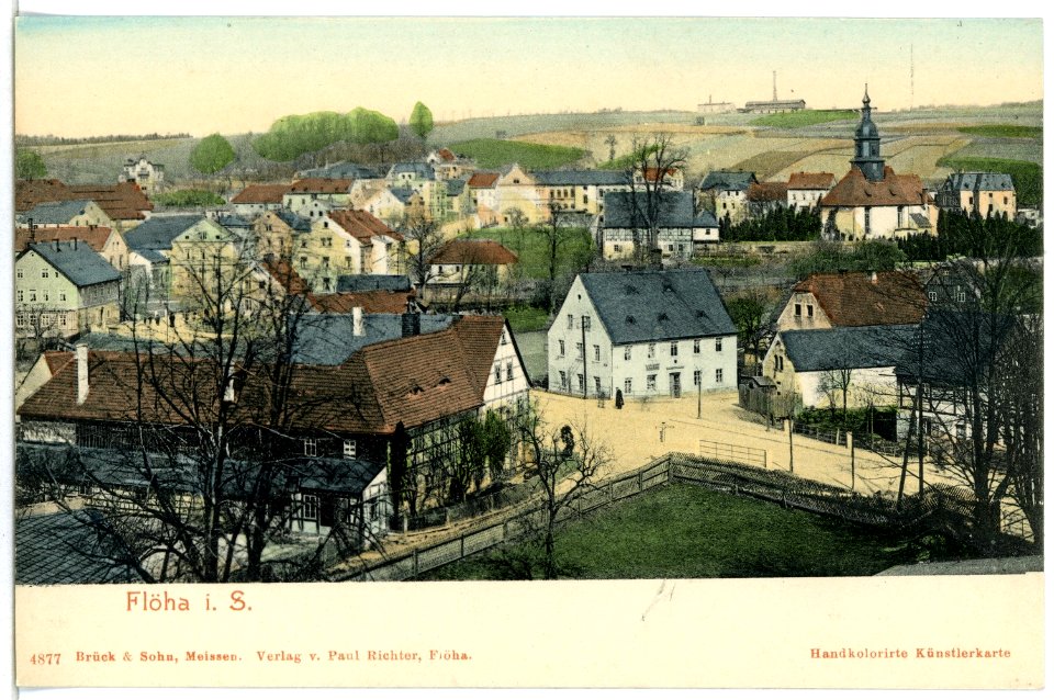 04877-Flöha-1903-Blick über die Stadt-Brück & Sohn Kunstverlag