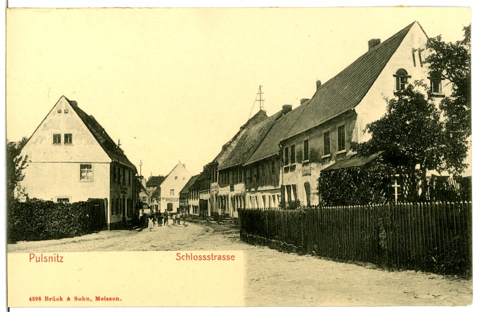 04598-Pulsnitz-1903-Schloßstraße-Brück & Sohn Kunstverlag