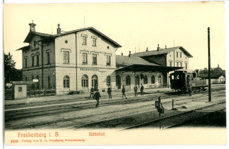 04833-Frankenberg-1903-Bahnhof-Brück & Sohn Kunstverlag