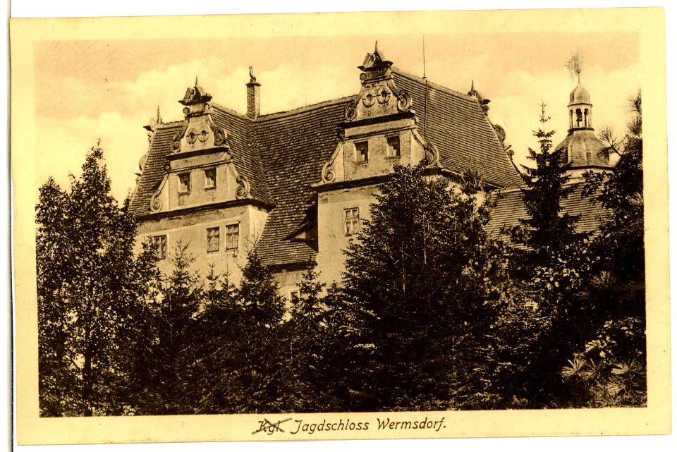 04367-Wermsdorf-1903-Jagdschloß-Brück & Sohn Kunstverlag