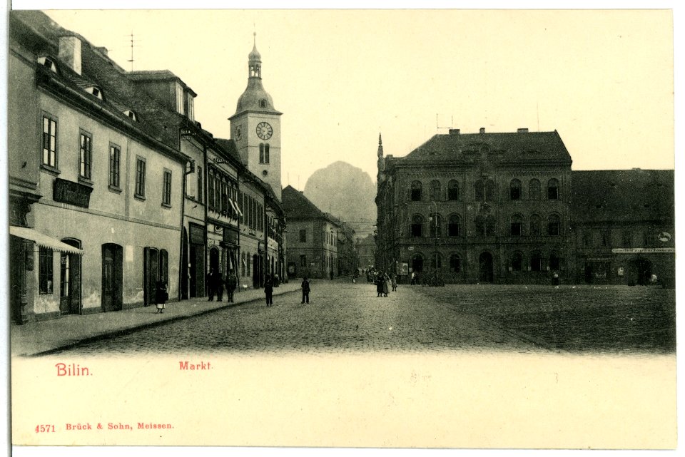 04571-Bilin-1903-Markt-Brück & Sohn Kunstverlag