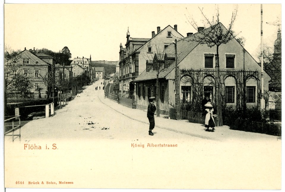 04644-Flöha-1903-König-Albert-Straße-Brück & Sohn Kunstverlag