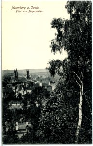 03516-Naumburg-1903-Blick vom Bürgergarten-Brück & Sohn Kunstverlag