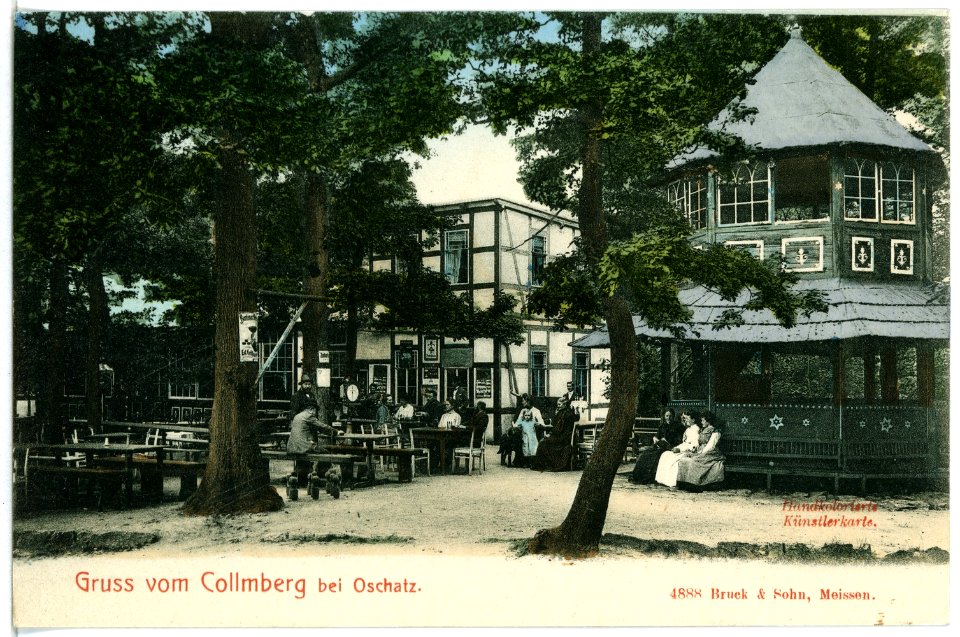 04888-Collmberg-1903-Auf dem Collmberg - Restaurant-Brück & Sohn Kunstverlag