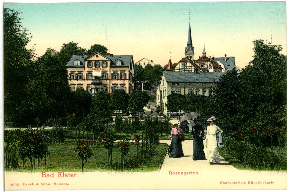 04092 - Bad Elster - 1903 - Rosengarten - Brück & Sohn Kunstverlag