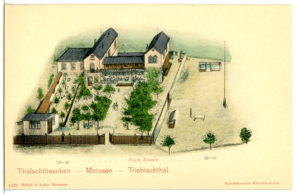 04498-Meißen-1903-Talschlößchen Triebischtal-Brück & Sohn Kunstverlag