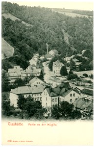 03249-Glashütte-1903-Blick nach Glashütte ins Müglitztal-Brück & Sohn Kunstverlag