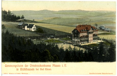 04670-Mühlhausen-1903-bei Bad Elster - Genesungsheim der Ortskrankenkasse Plauen-Brück & Sohn Kunstverlag