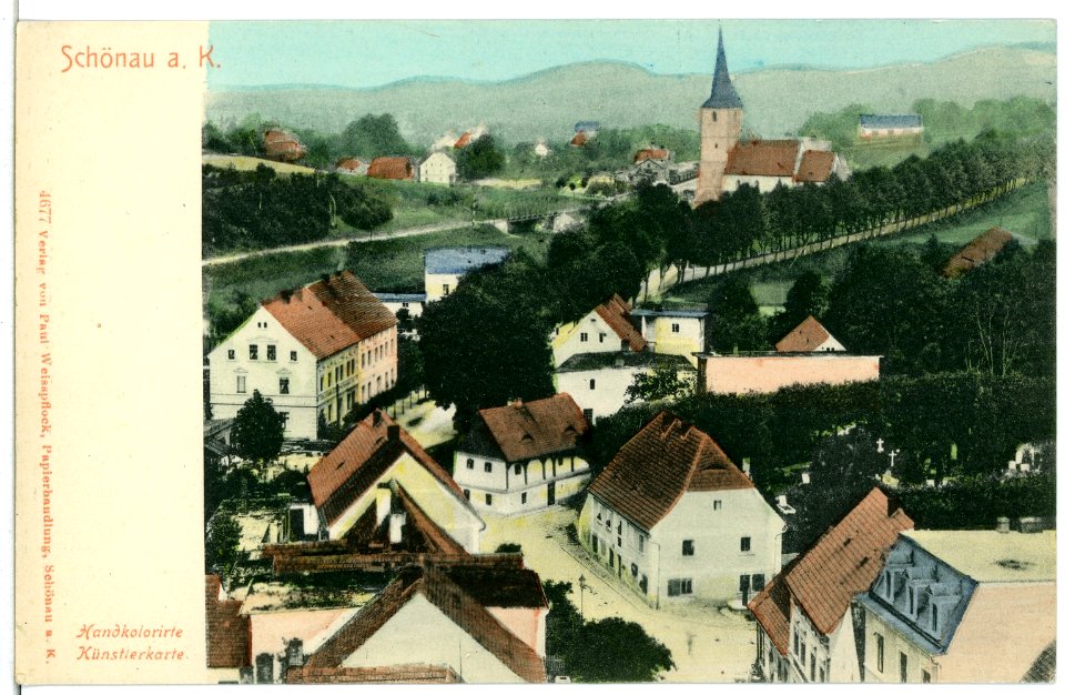 04677-Schönau a. K.-1903-Stadtansicht-Brück & Sohn Kunstverlag