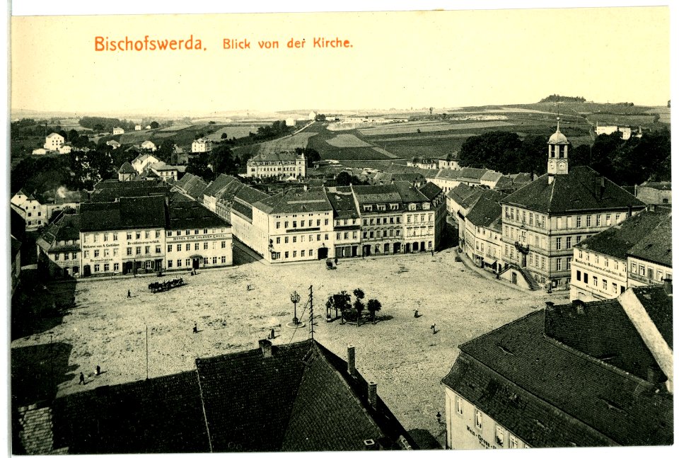 04155-Bischofswerda-1903-Blick von der Kirche-Brück & Sohn Kunstverlag