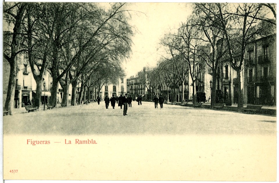 04537-Figueras-1903-La Rambla-Brück & Sohn Kunstverlag