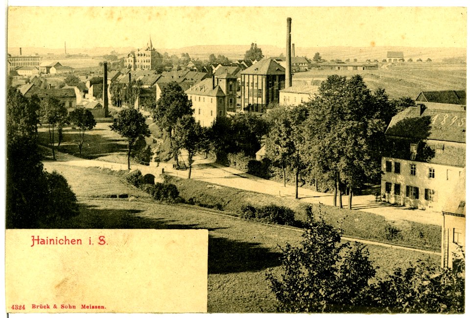 04324-Hainichen-1903-Stadtansicht-Brück & Sohn Kunstverlag