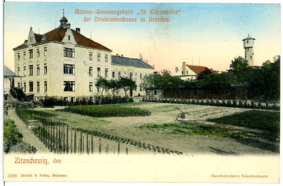03386-Zitzschewig-1903-Männer-Genesungsheim Alt-Wettinshöhe-Brück & Sohn Kunstverlag