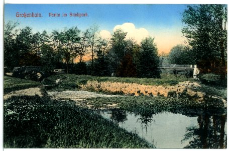 04648-Großenhain-1903-Im Stadtpark-Brück & Sohn Kunstverlag