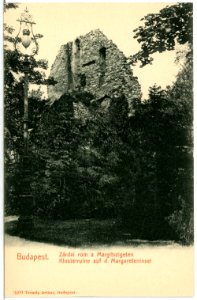 03400-Budapest-1903-Klosterruine auf der Margareteninsel-Brück & Sohn Kunstverlag