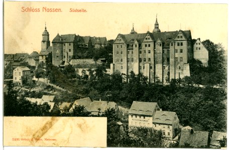 03406-Nossen-1903-Schloß - Südseite-Brück & Sohn Kunstverlag