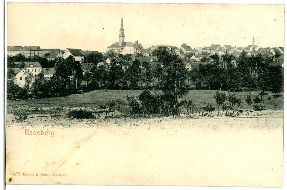 03479-Radeberg-1903-Blick nach Radeberg-Brück & Sohn Kunstverlag
