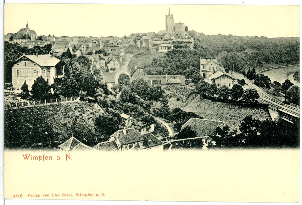 04816-Wimpfen-1903-Stadtansicht-Brück & Sohn Kunstverlag