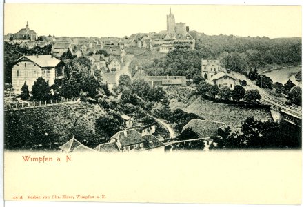 04816-Wimpfen-1903-Stadtansicht-Brück & Sohn Kunstverlag