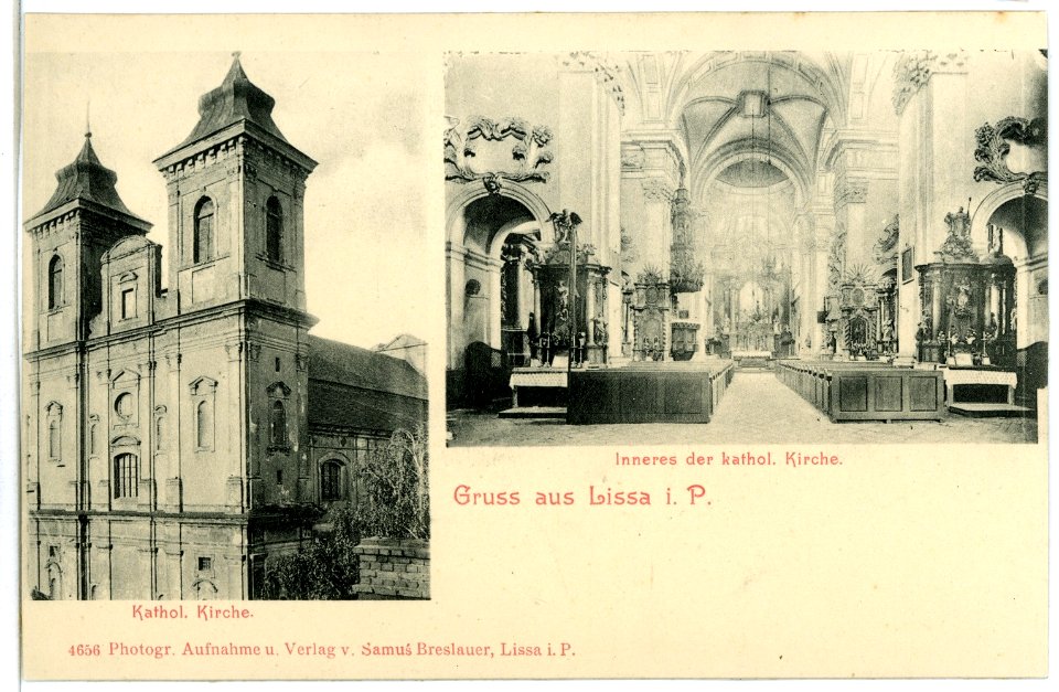 04656-Lissa-1903-Katholische Kirche-Brück & Sohn Kunstverlag