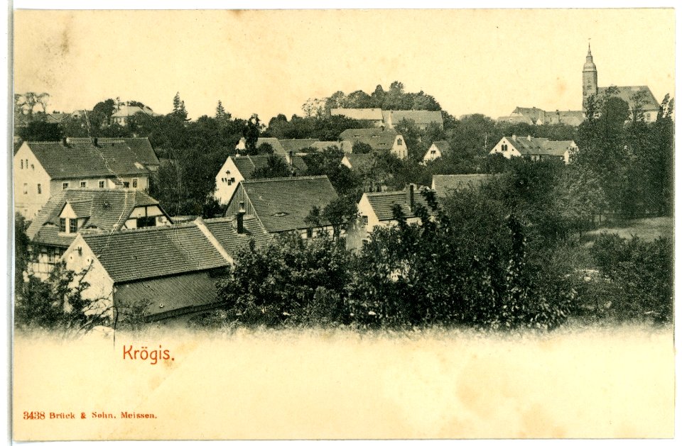 03438-Krögis-1903-Blick zum Dorf-Brück & Sohn Kunstverlag
