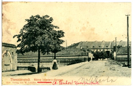 03354-Theresienstadt-1903-Kleine Infanteriekaserne-Brück & Sohn Kunstverlag