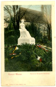 04651-Meran-1903-Kaiserin Elisabeth Denkmal-Brück & Sohn Kunstverlag